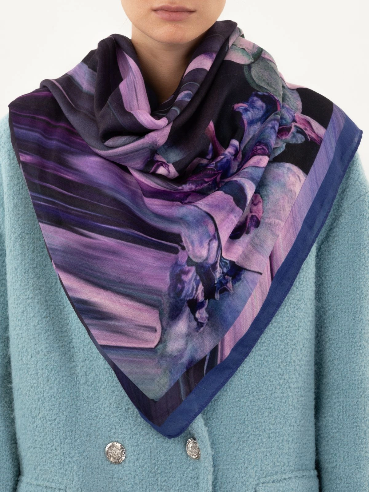 Платок ELEGANZZA BL16-0669-10 фиолетовый - купить 7490