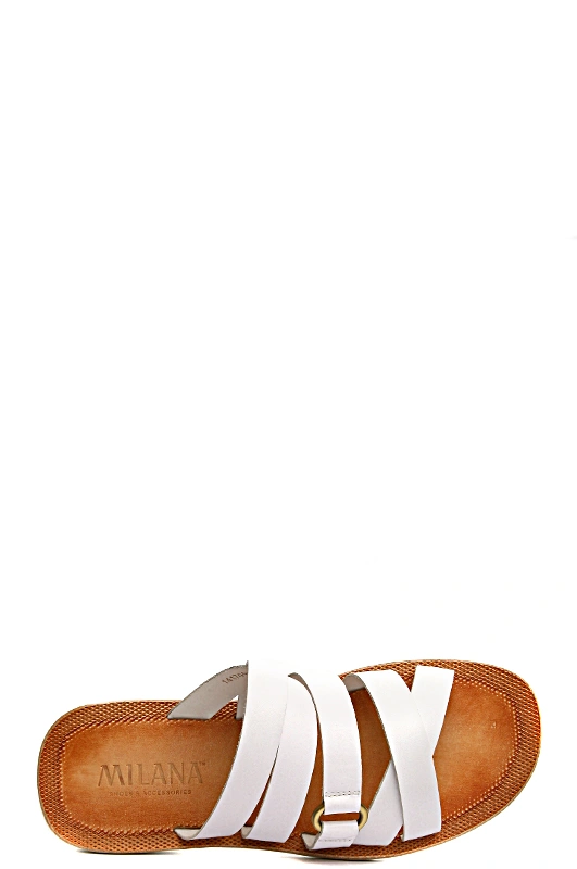 Шлепанцы MILANA 141744-1-1301 белый - купить 4190