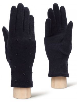LB-PH-78 black перчатки жен. зимн. трикотажная шерсть/без подкладки черный Labbra