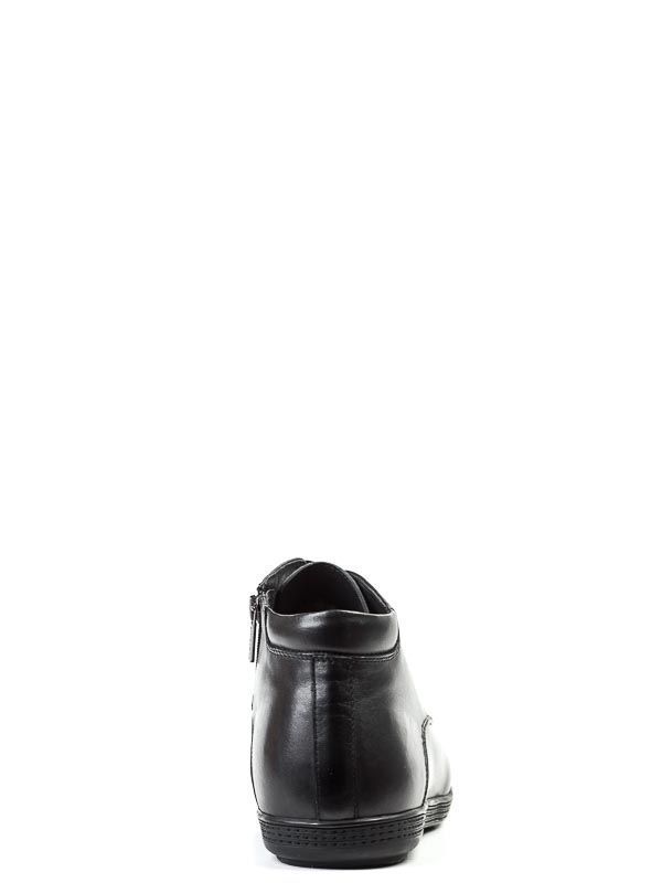 142761-1-110F ботинки   муж. зимн. натуральная кожа/натуральный мех/термоэластопласт черный Milana