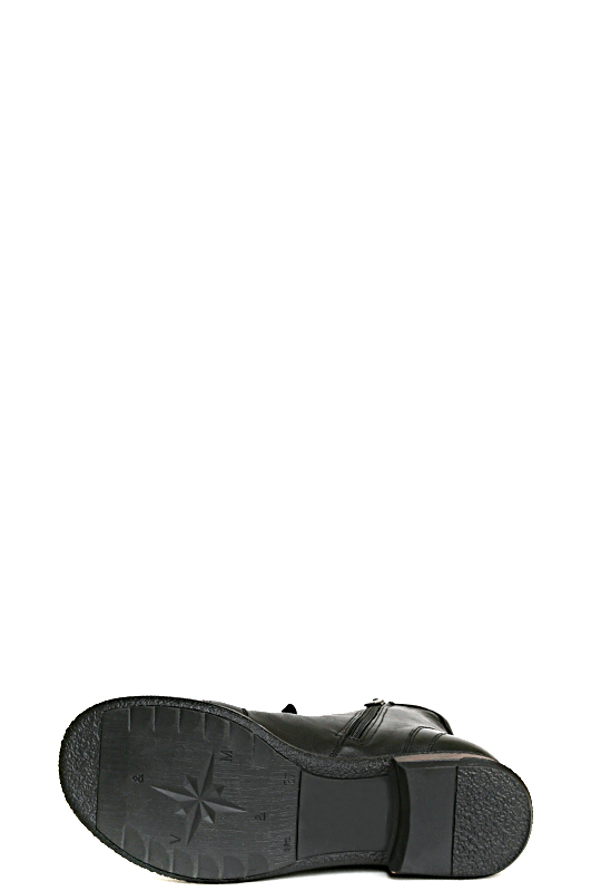 152400-2-150F ботинки   жен. зимн. натуральная кожа/натуральный мех/термоэластопласт синий Milana