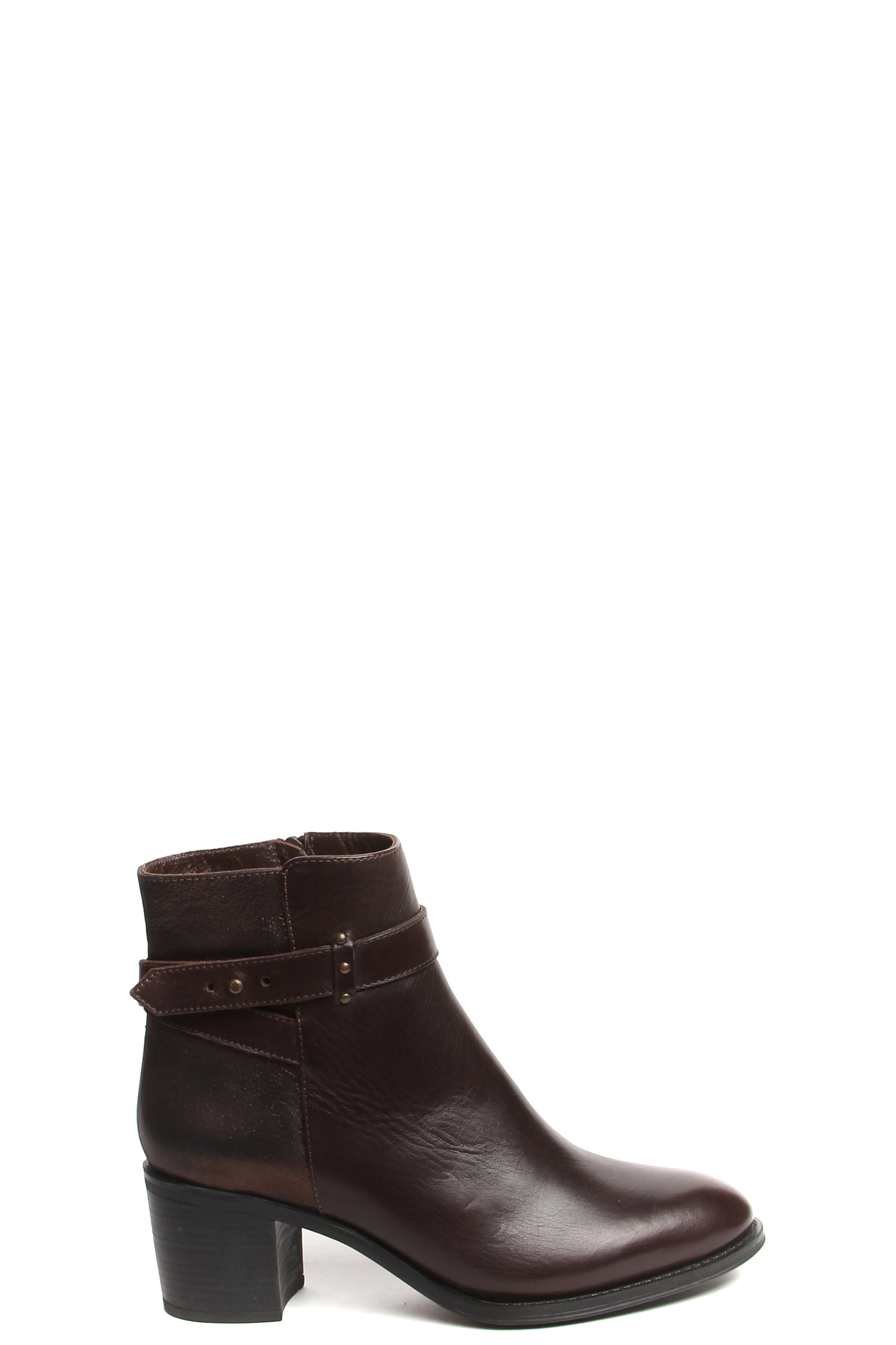 182549-1-120V ботинки  жен. дем. натуральная кожа/ворсин/термоэластопласт коричневый Milana