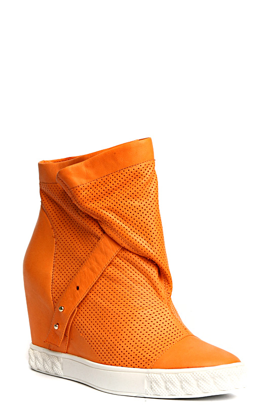 Ботинки женские 132566-1-226F оранжевый купить