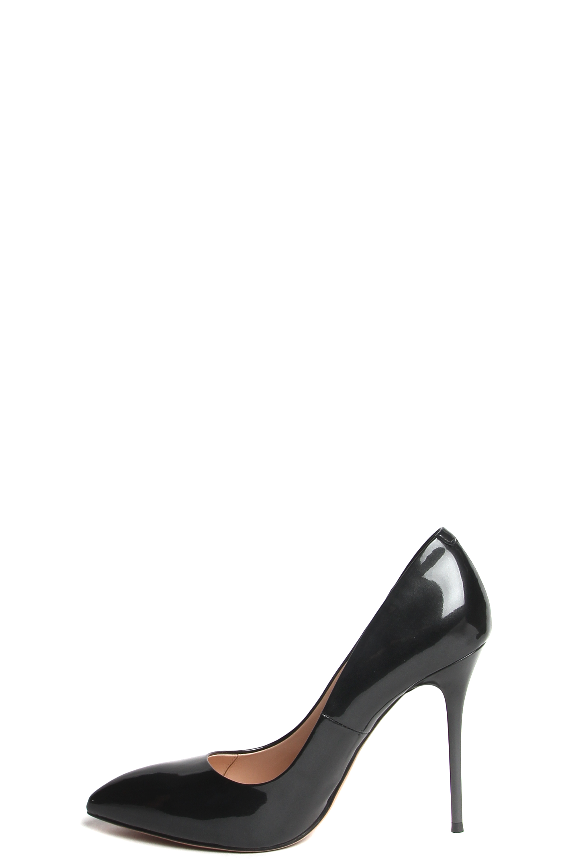 181001-1-7171 туфли лодочки  жен. всесезон. натуральная кожа (лак)/натуральная кожа/термоэластопласт серый Milana