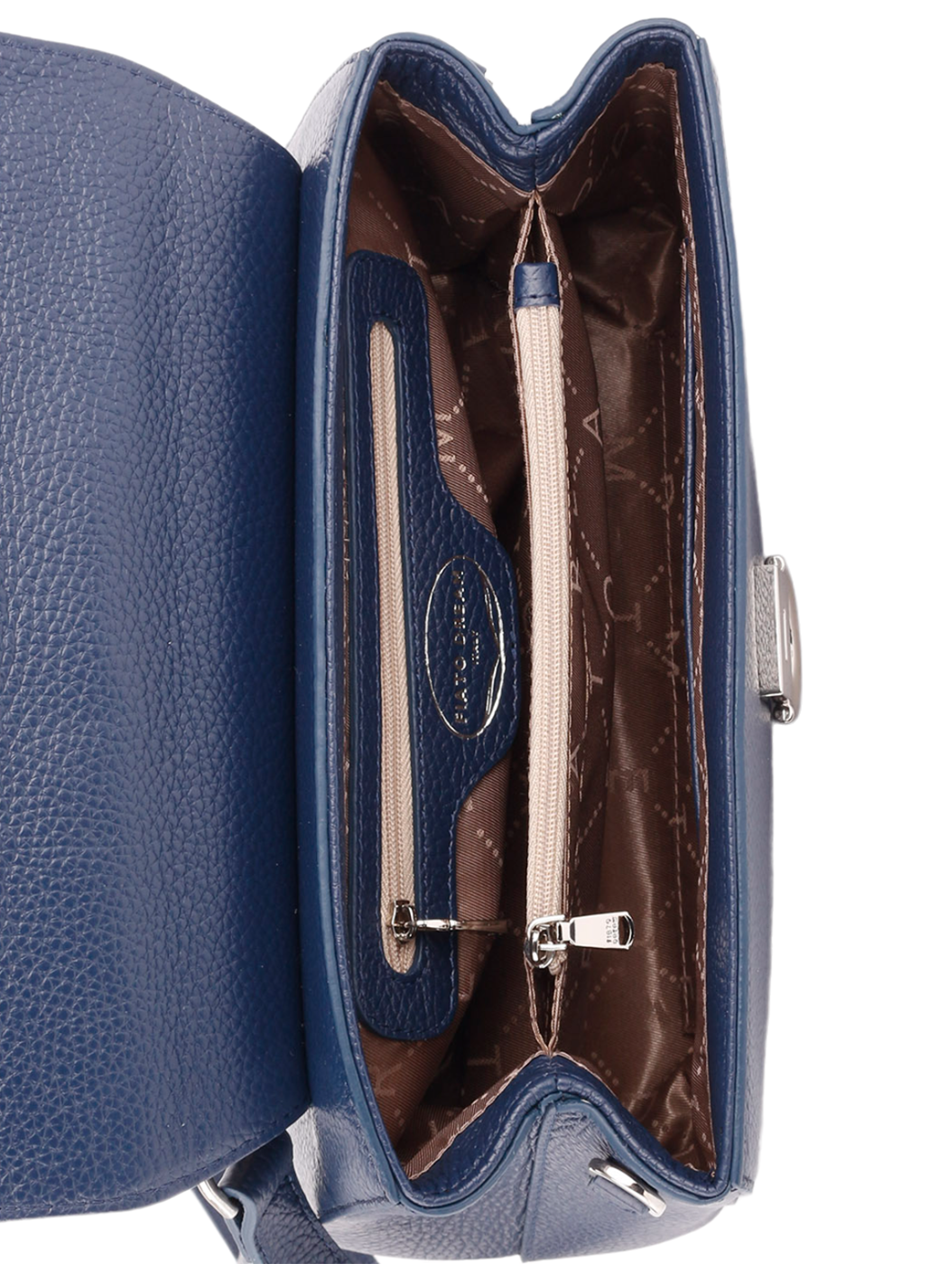 14310 FD фиолет сумка  жен. всесезон. натуральная кожа/текстиль синий Fiato Dream