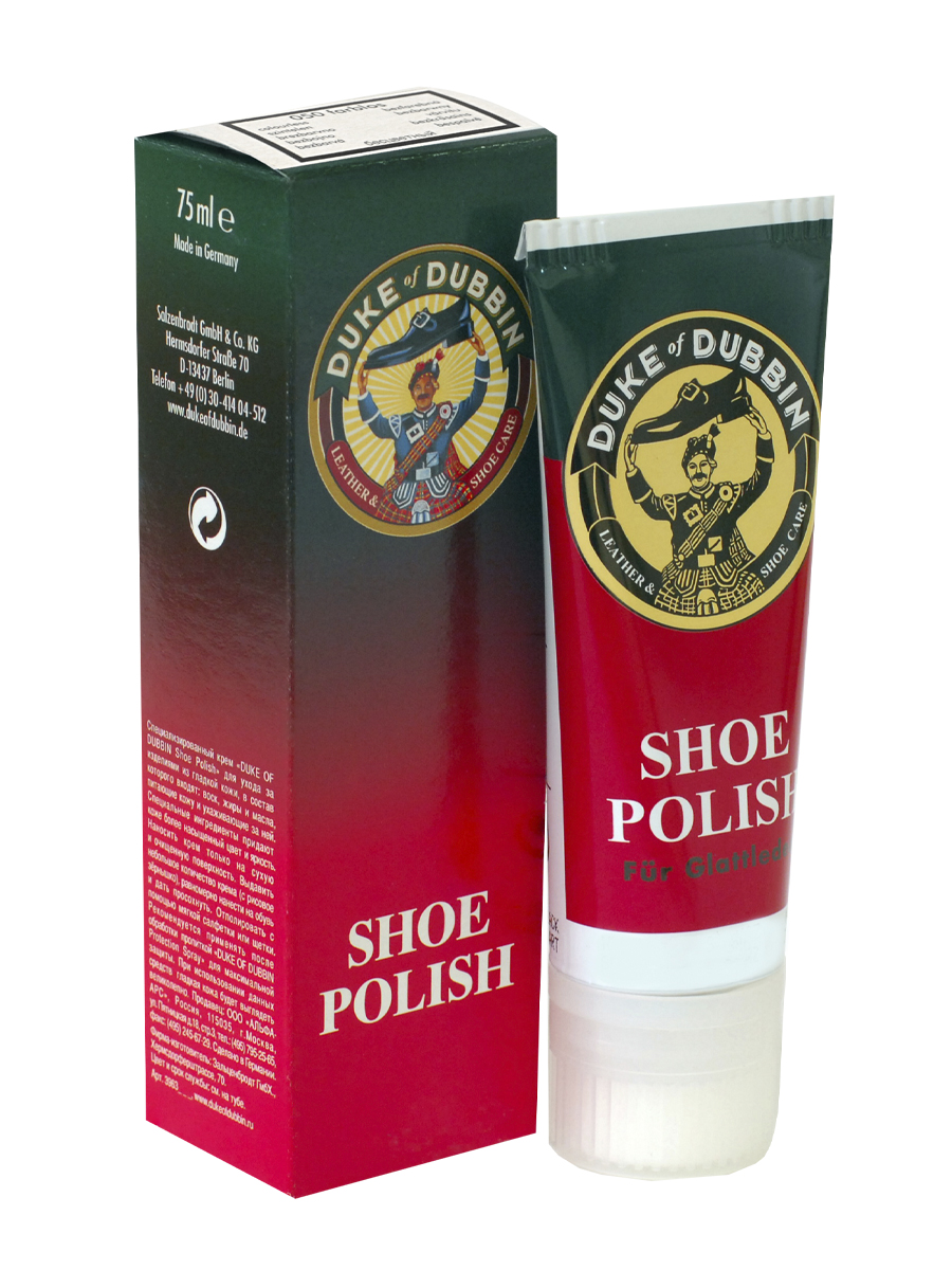 Крем для обуви унисекс 3963 025 Duke Shoe Polish для гл.кожи белый купить