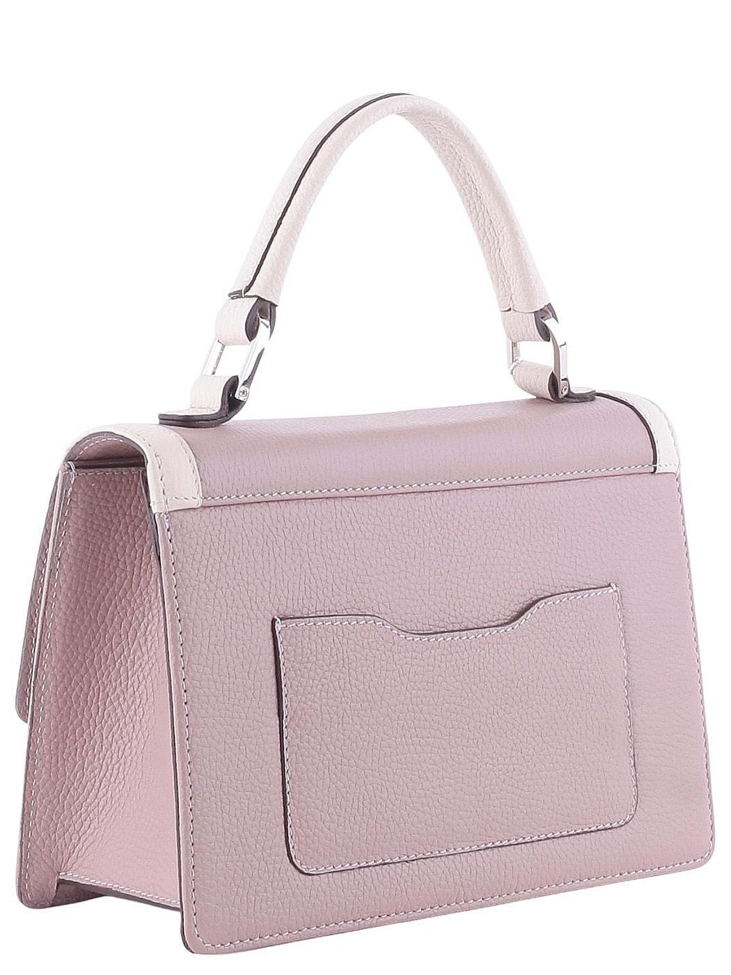 13252 FD фрукт-молоч сумка  жен. летн. натуральная кожа/текстиль розовый Fiato Dream