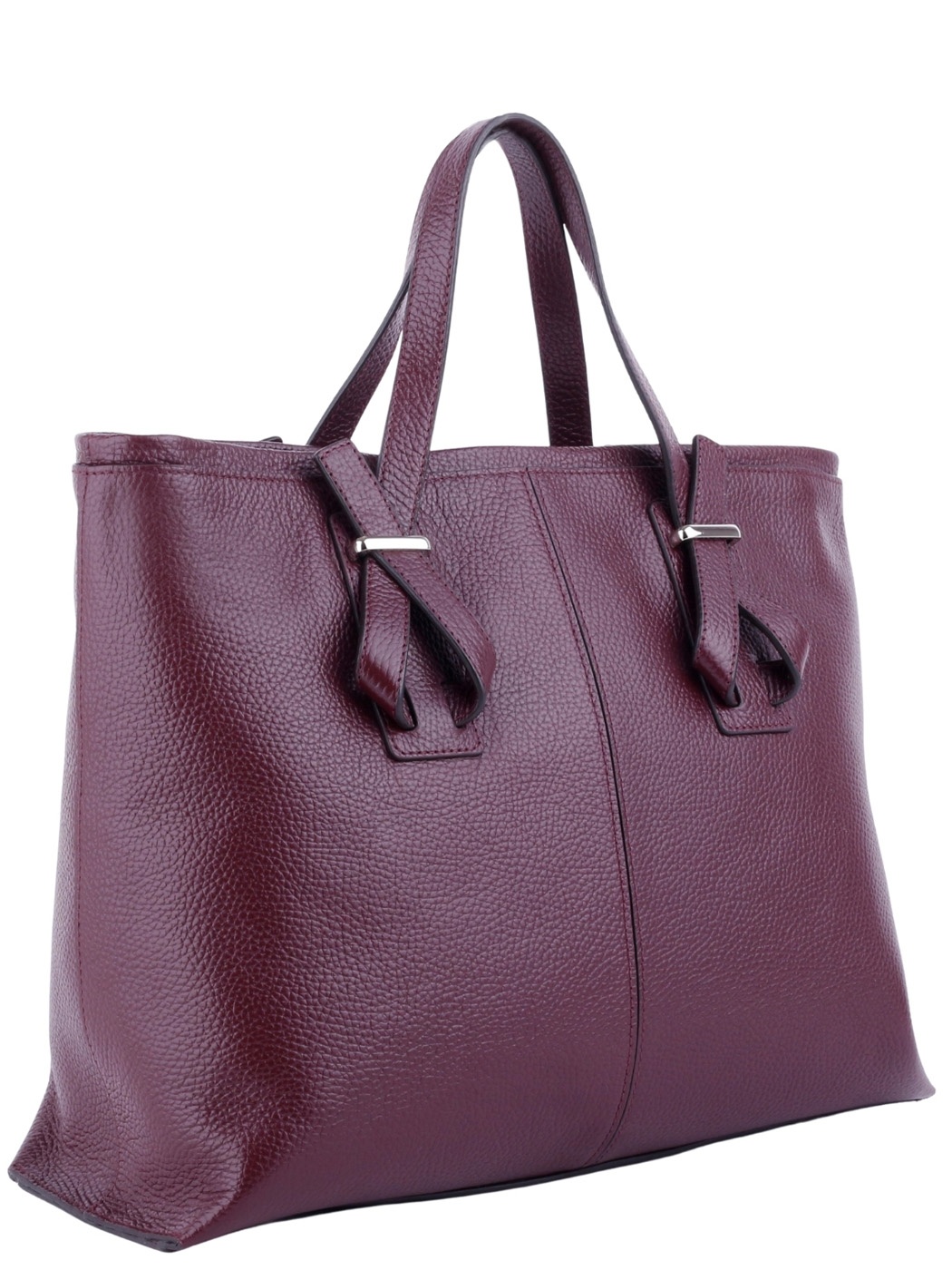 6188 FD вишня сумка  жен. дем. натуральная кожа/текстиль бордовый Fiato Dream