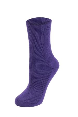 811151 носки  жен. зимн. 70 % супер тонкая шерсть мериноса 30% фиолетовый Collonil