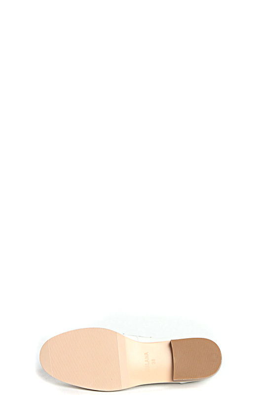 171202-1-1301 туфли   жен. летн. натуральная кожа/натуральная кожа/термоэластопласт белый Milana