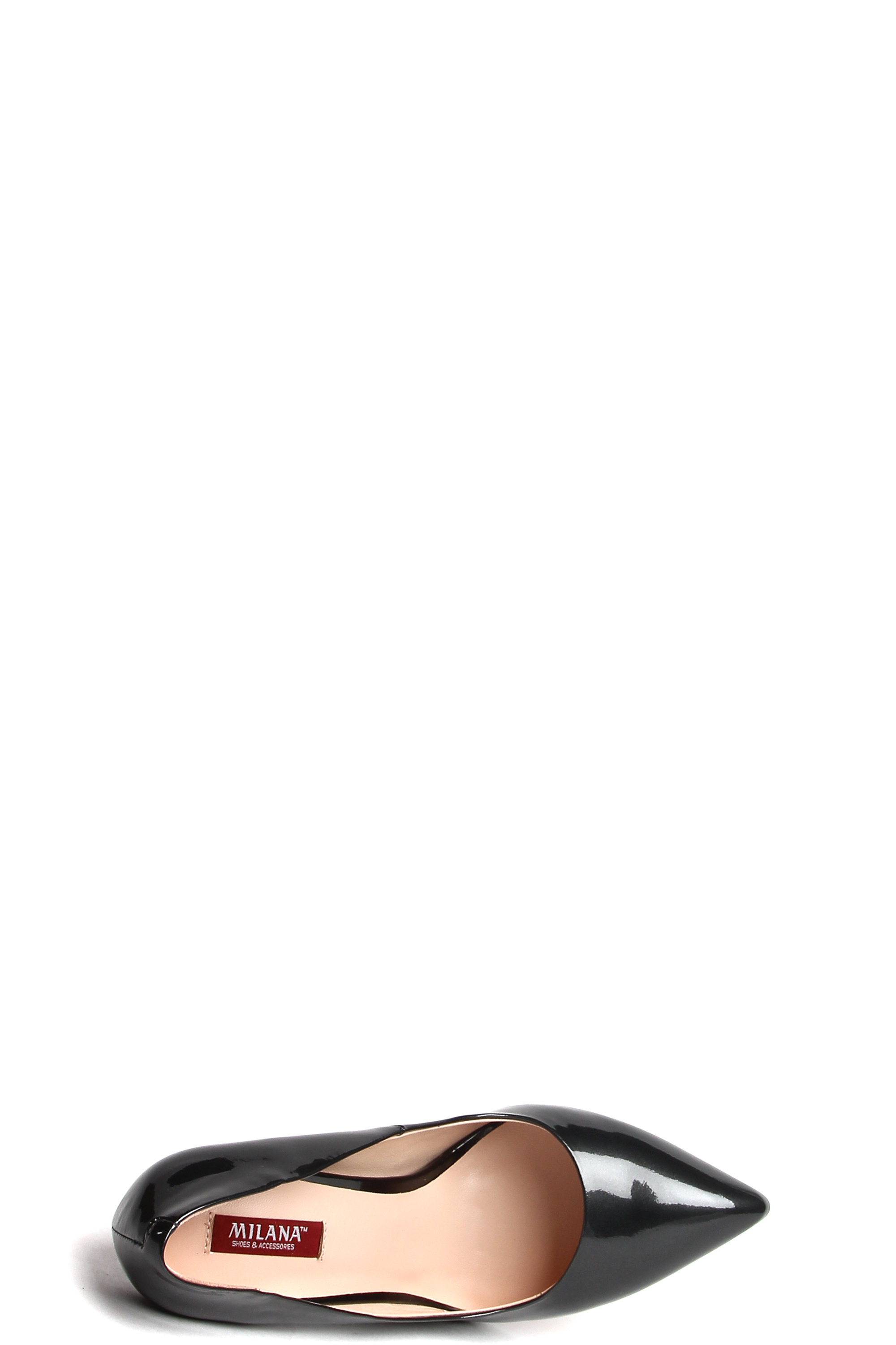 181001-1-7171 туфли лодочки  жен. всесезон. натуральная кожа (лак)/натуральная кожа/термоэластопласт серый Milana