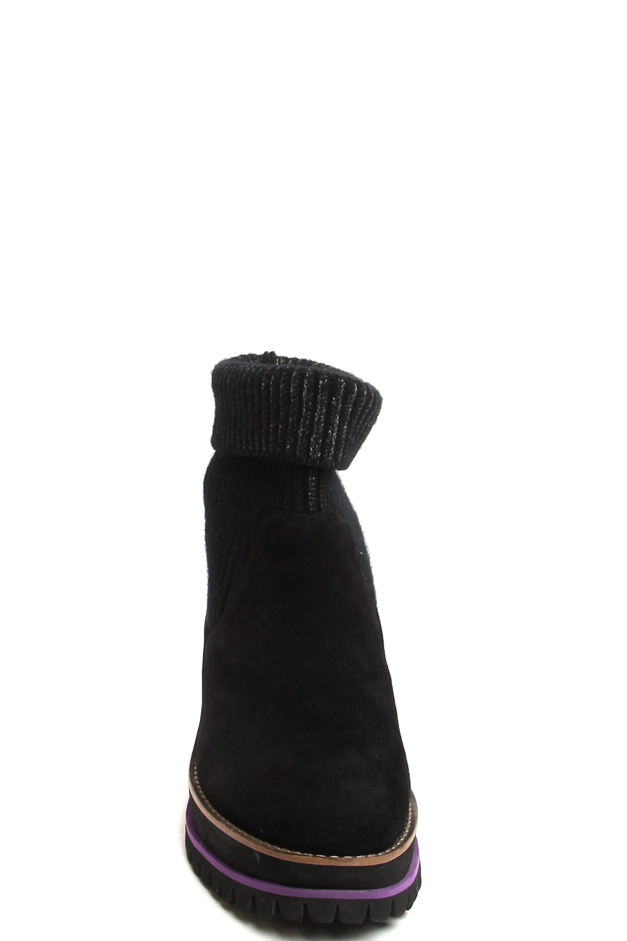 182251-1-210W ботинки  взрослый  жен. зимн. натуральная кожа (велюр); текстиль/натуральная шерсть /т