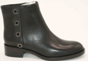 172188-2-110F ботинки   жен. зимн. натуральная кожа/натуральный мех/термоэластопласт черный Milana