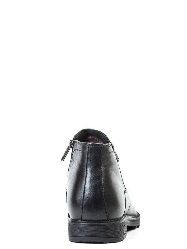 142771-2-110F ботинки   муж. зимн. натуральная кожа/натуральный мех/термоэластопласт черный Milana