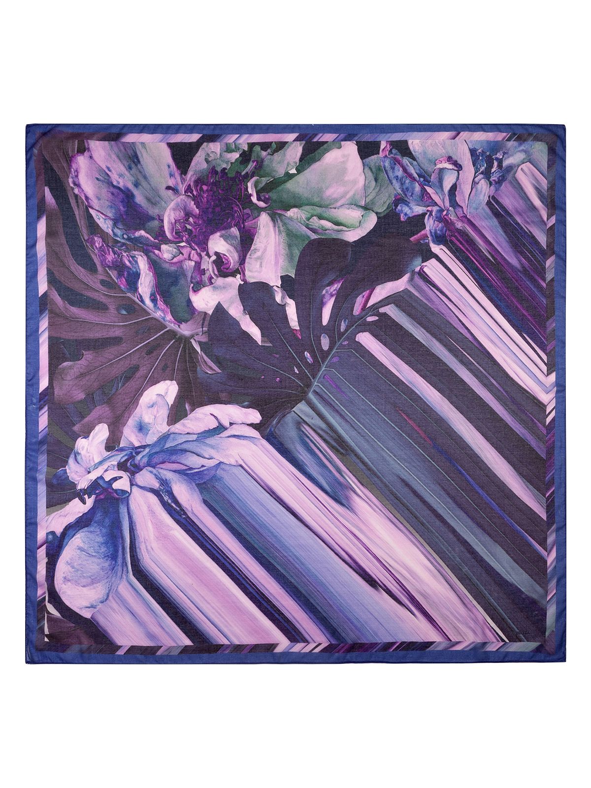 BL16-0669-10 платок жен. дем.  фиолетовый  Eleganzza
