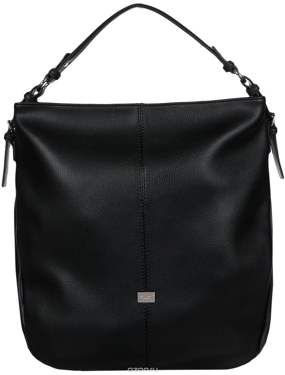 CM3704 BLACK сумка  жен. зимн. искусственная кожа (экокожа)/полиэстер черный David Jones