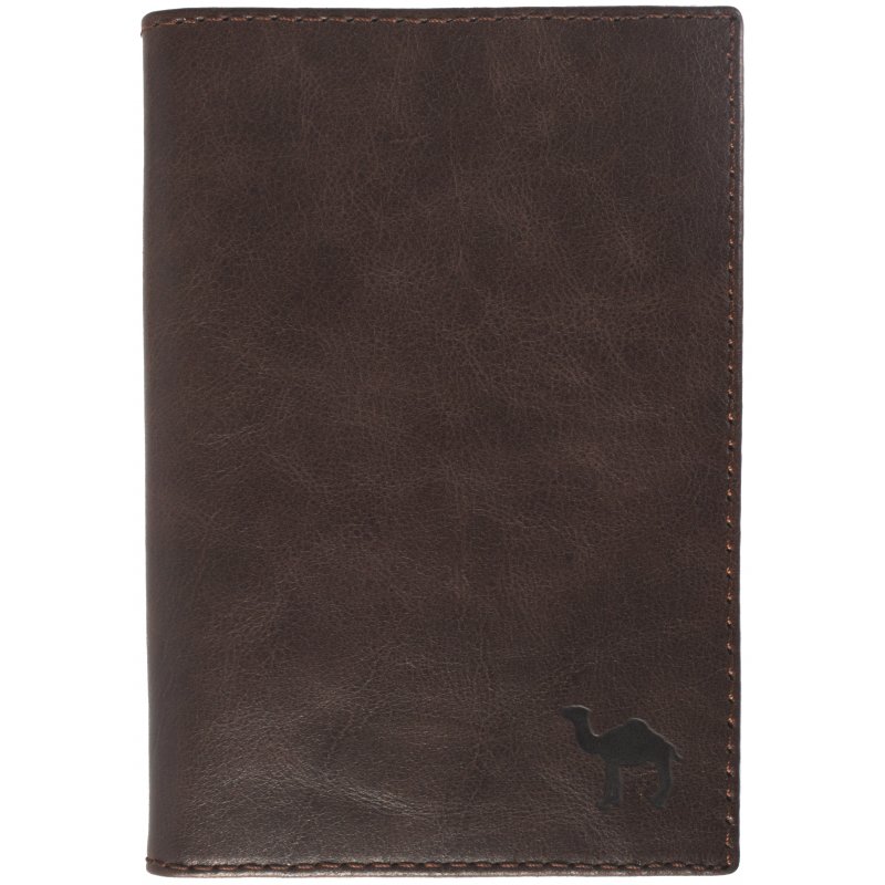 Обложка для паспорта мужская 110-1213F BROWN BGS коричневый купить