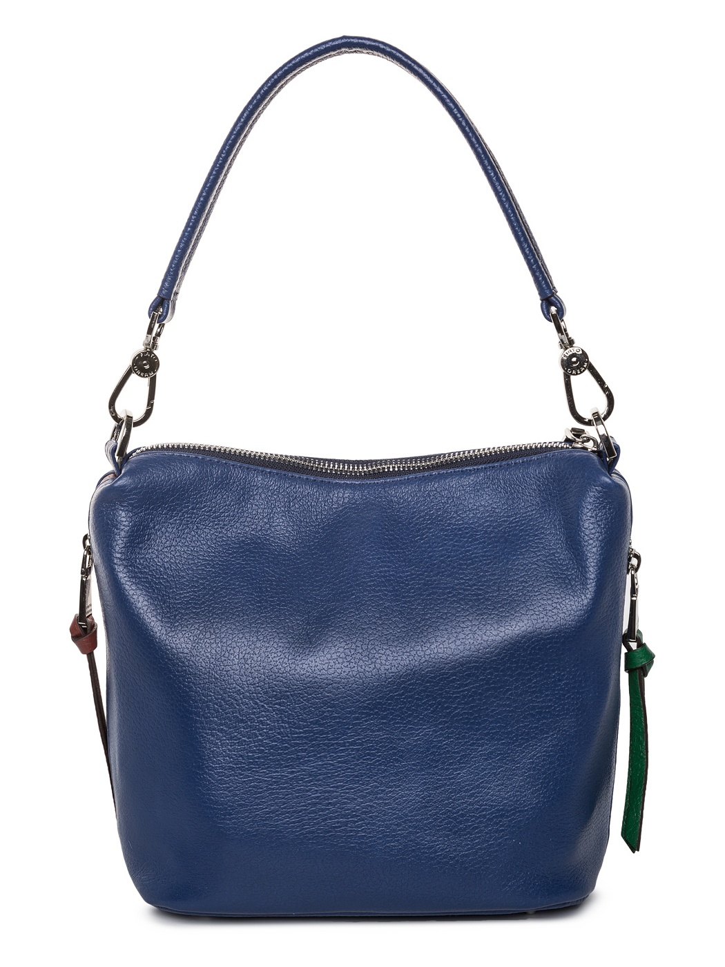 13280 FD джинс сумка  жен. дем. натуральная кожа/текстиль синий Fiato Dream