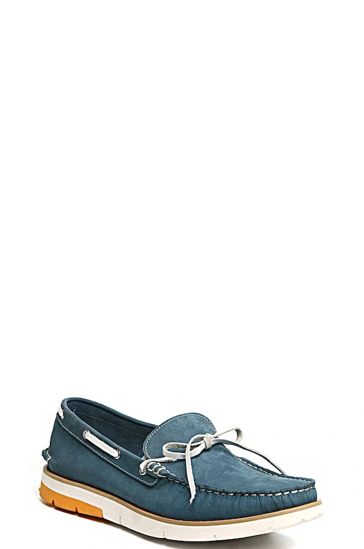 141770-1-8501 мокасины   муж. летн. натуральная кожа (нубук)/натуральная кожа/термоэластопласт синий Мокасины MILANA 141770-1-8501 синий - купить 2400